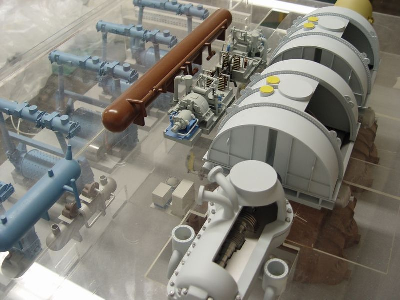 河曲电厂发电机组生产流程